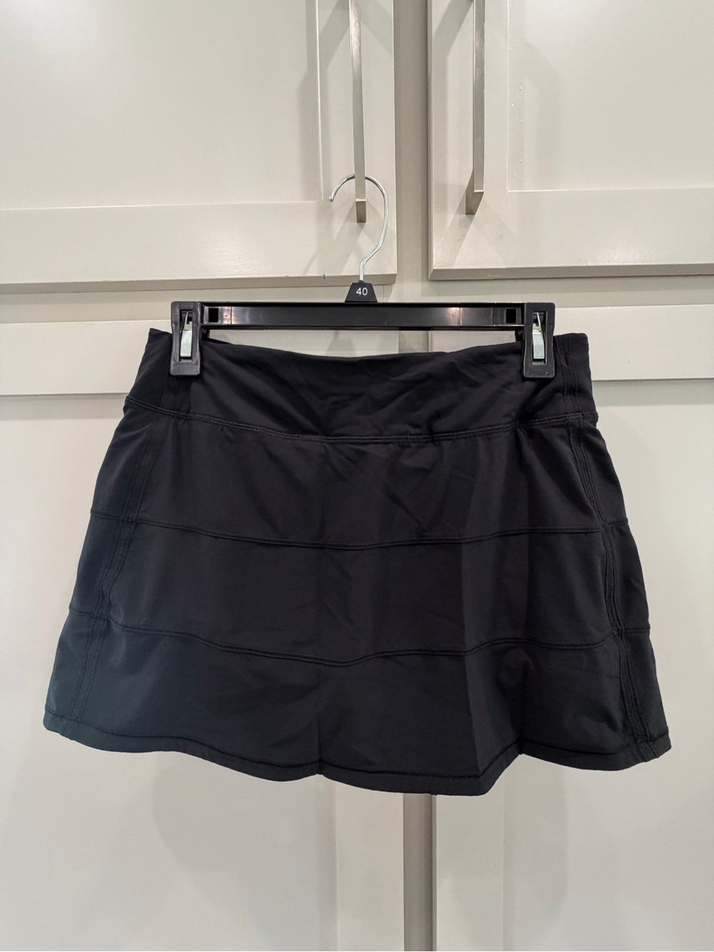 Lululemon Black Women's Athletic Tennis Skirt with Shorts